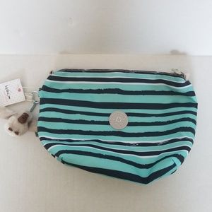 KIPLING Moa striped zip pouch
